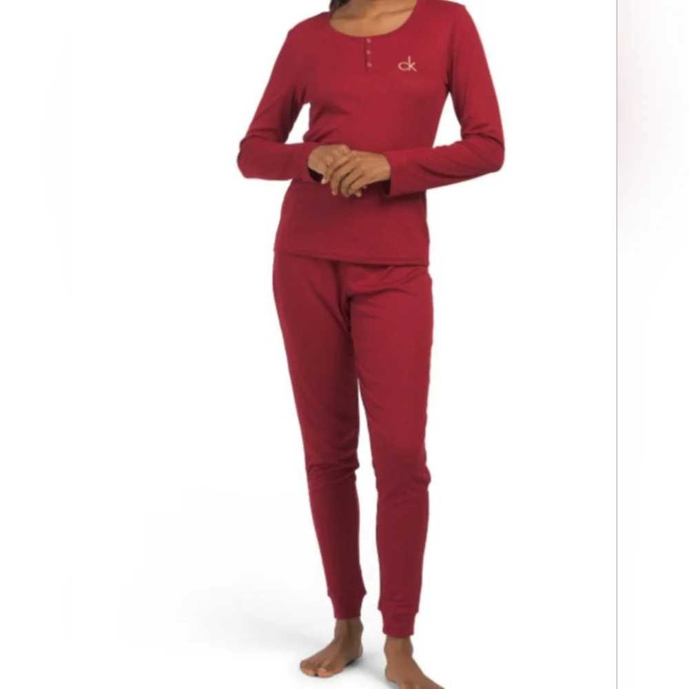 CALVIN KLEIN Loungewear Red size Large, BUNDLE of 5